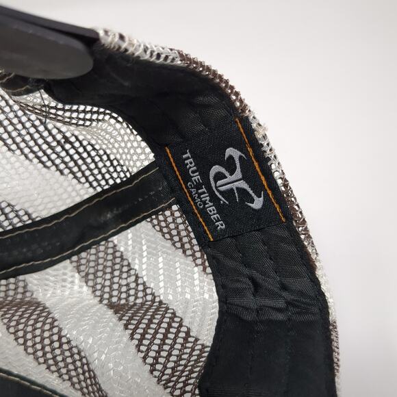 Beck's U.S Flag Snapback Trucker Hat Multi One Size Adjustable True Timber Camo - Picture 10 of 10